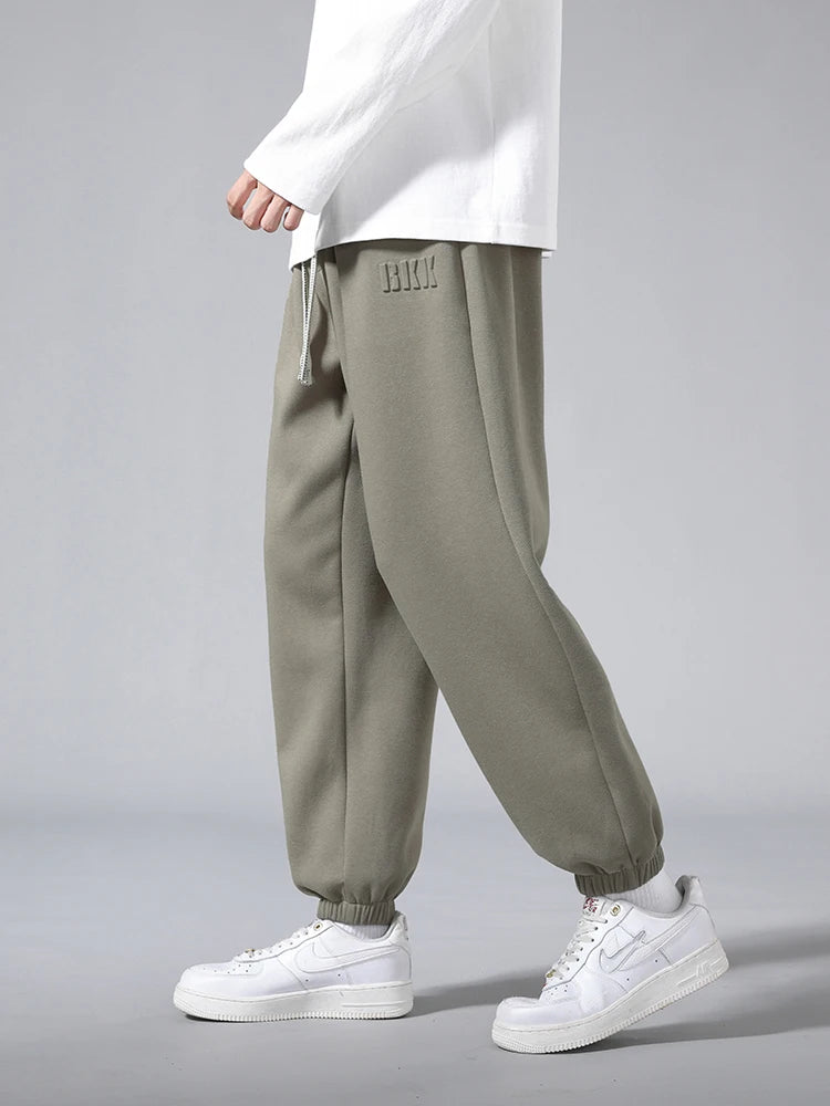 Men's Jogger Cotton/Polyester Sweatpants Big Size 8XL 7XL 6XL Sports Baggy Pants Sting Banding  Hip Hop Loose Harem Trousers