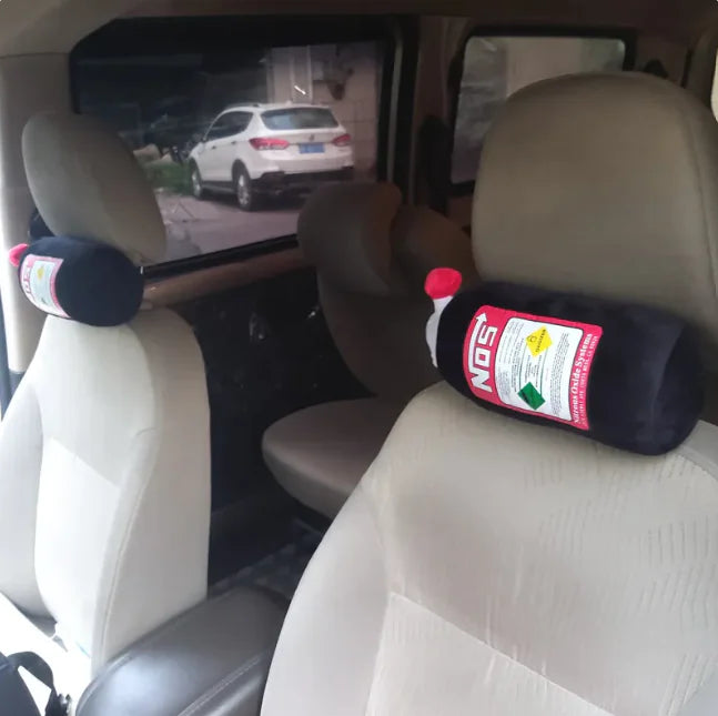 Nitrogen Bottle Style Car Pillow